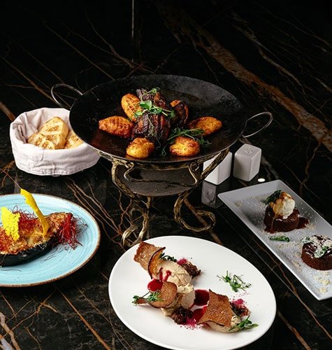 Buffet style menu